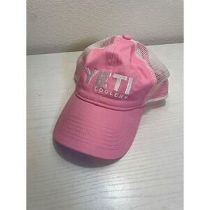 YETI Coolers Pink Mesh Trucker Hat Snapback Cap Women's‎